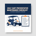 Golf Cart Maintenance Checklist Cover