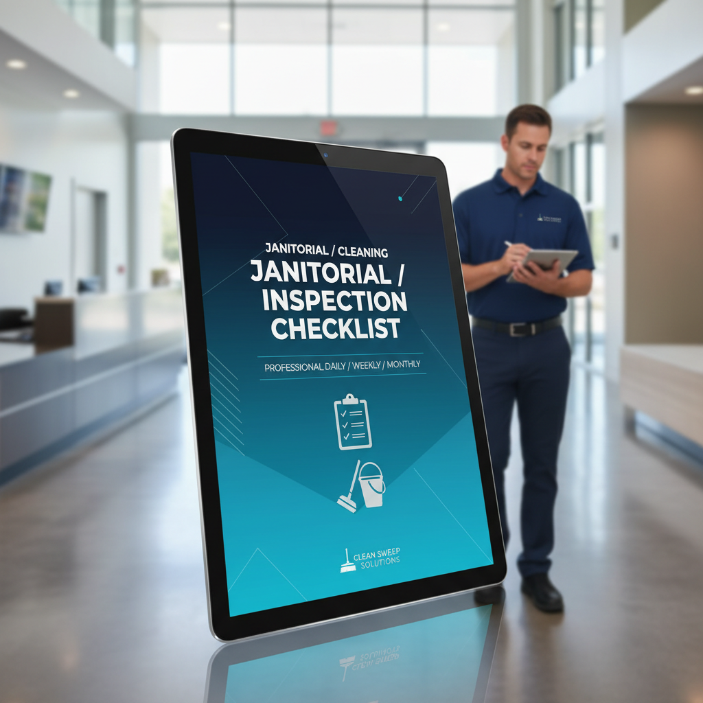 Janitorial/Cleaning Inspection Checklist cover image