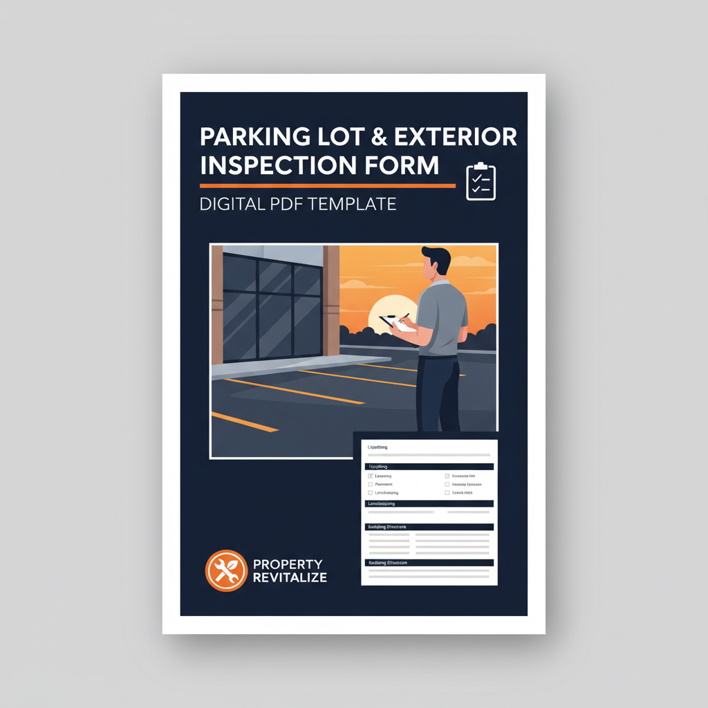Parking Lot & Exterior Inspection Form cover image