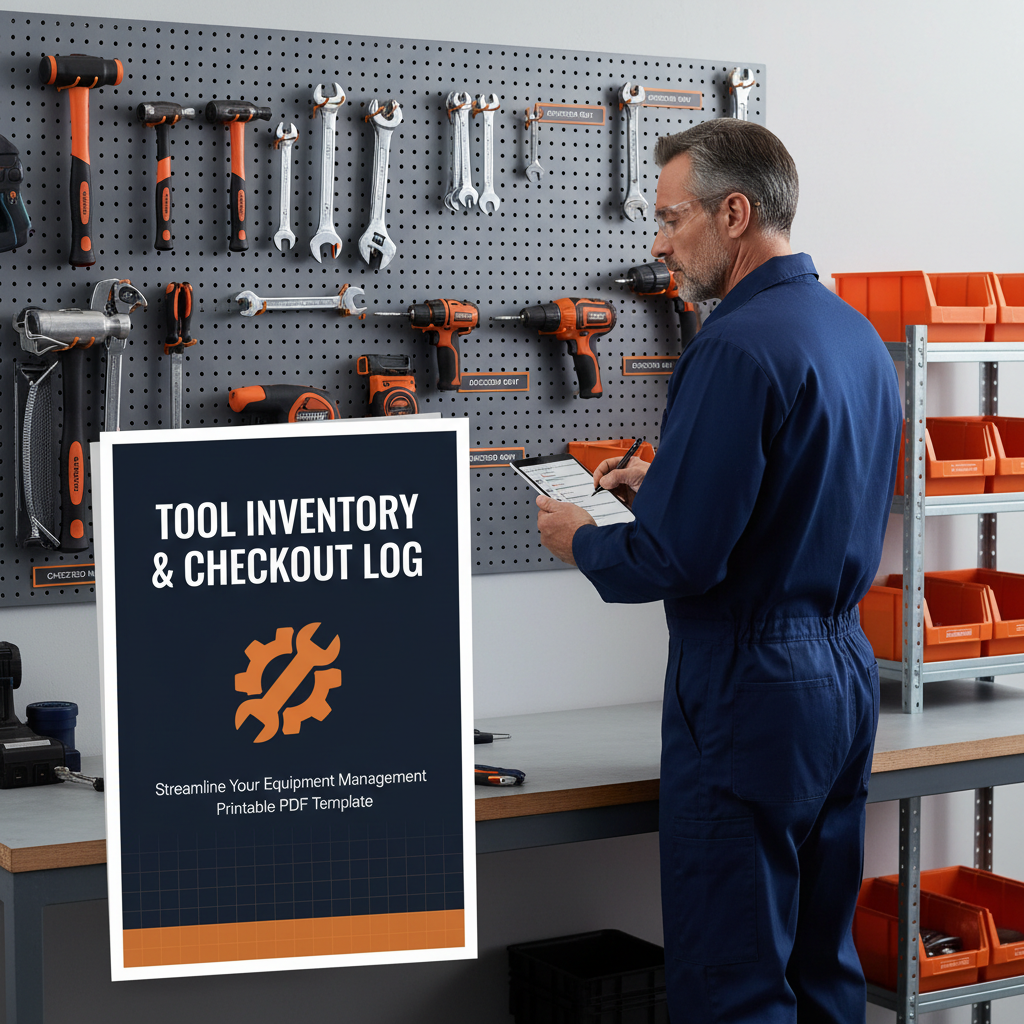 Tool Inventory & Checkout Log cover image